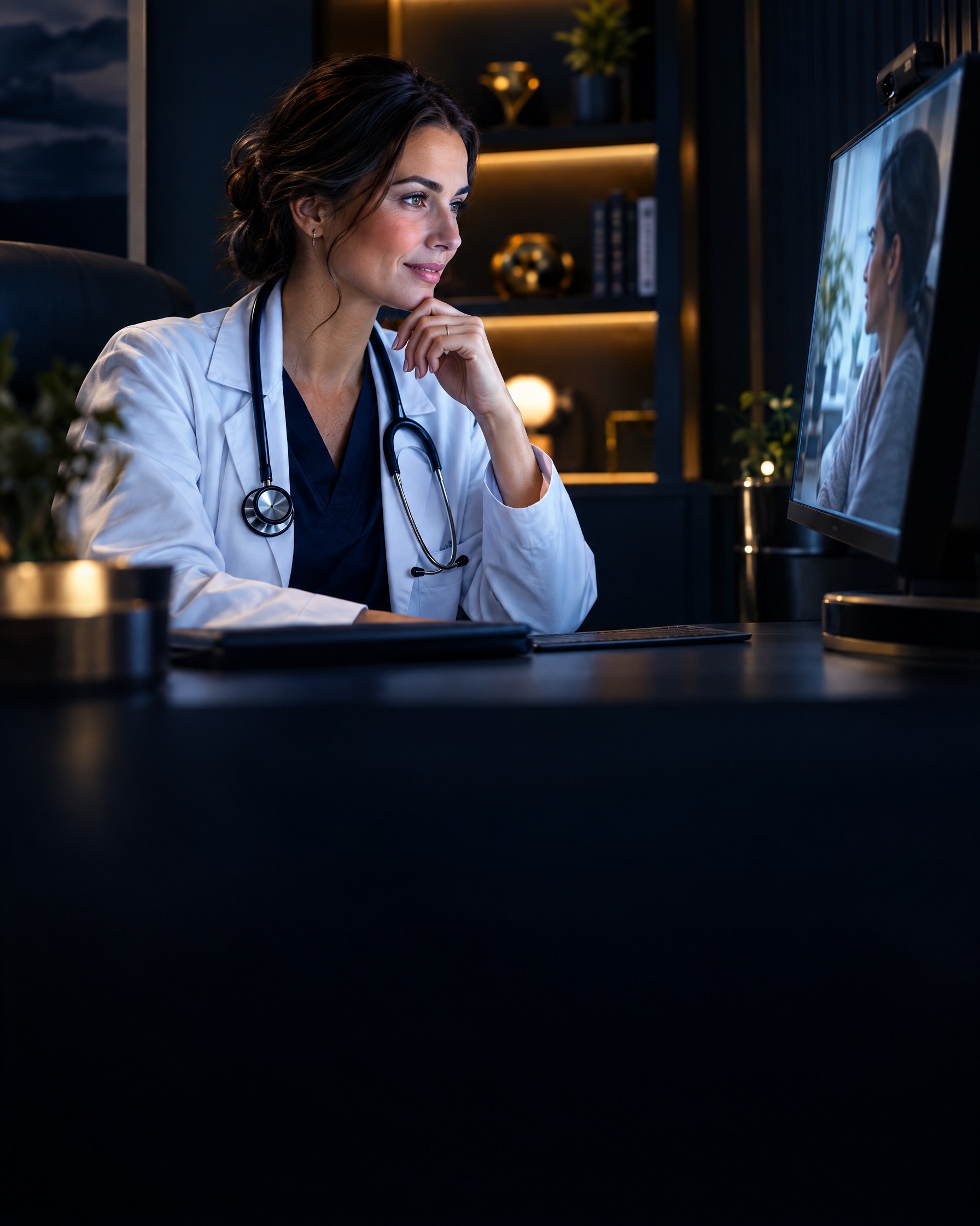 Patient booking a doctor consultation from a phone